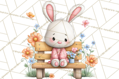 Spring Baby Animal Clipart, Baby Animals PNG, Pastel Nursery Product Image 4