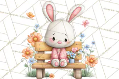 Spring Baby Animal Clipart, Baby Animals PNG, Pastel Nursery Product Image 4