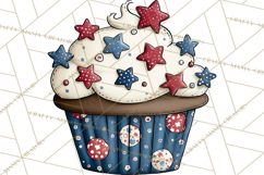 Patriotic Desserts Clipart, Layer Cakes Cupcakes Cookies Pie Product Image 2