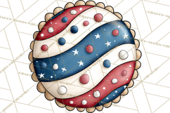 Patriotic Desserts Clipart, Layer Cakes Cupcakes Cookies Pie Product Image 2