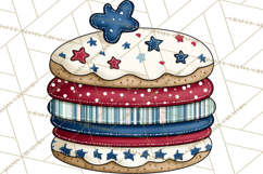 Patriotic Desserts Clipart, Layer Cakes Cupcakes Cookies Pie Product Image 5
