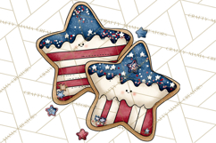Patriotic Desserts Clipart, Layer Cakes Cupcakes Cookies Pie Product Image 2