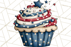 Patriotic Desserts Clipart, Layer Cakes Cupcakes Cookies Pie Product Image 3