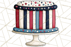 Patriotic Desserts Clipart, Layer Cakes Cupcakes Cookies Pie Product Image 5