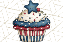 Patriotic Desserts Clipart, Layer Cakes Cupcakes Cookies Pie Product Image 5