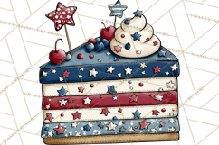 Patriotic Desserts Clipart, Layer Cakes Cupcakes Cookies Pie Product Image 4