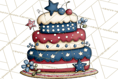 Patriotic Desserts Clipart, Layer Cakes Cupcakes Cookies Pie Product Image 5