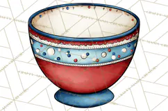 Patriotic Baking Tools Clipart PNG, 4th of July Kitchen Product Image 4