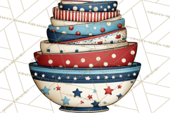 Patriotic Baking Tools Clipart PNG, 4th of July Kitchen Product Image 5