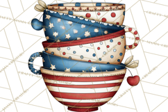 Patriotic Baking Tools Clipart PNG, 4th of July Kitchen Product Image 5