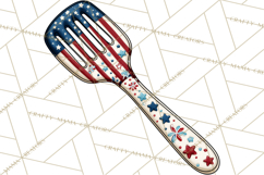 Patriotic Baking Tools Clipart PNG, 4th of July Kitchen Product Image 3