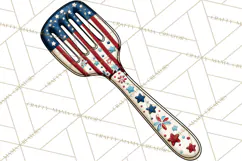Patriotic Baking Tools Clipart PNG, 4th of July Kitchen Product Image 3