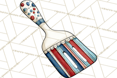 Patriotic Baking Tools Clipart PNG, 4th of July Kitchen Product Image 4