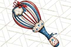 Patriotic Baking Tools Clipart PNG, 4th of July Kitchen Product Image 4