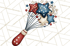 Patriotic Baking Tools Clipart PNG, 4th of July Kitchen Product Image 2