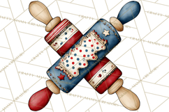 Patriotic Baking Tools Clipart PNG, 4th of July Kitchen Product Image 2