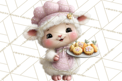 Easter Bakery Critters, Cute Mini World Animals, Pastel Png Product Image 3