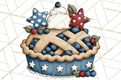 Patriotic Desserts Clipart, Layer Cakes Cupcakes Cookies Pie Product Image 2