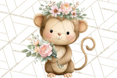 Adorable Baby Animals Easter Clipart PNG, Pastel Chicks Png Product Image 5