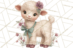 Spring Baby Animals Clipart PNG, Cute Easter and Spring Png Product Image 5