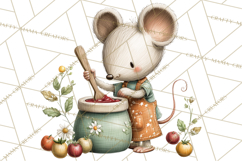 Cottagecore Animals PNG, Woodland Critters Clipart Product Image 5