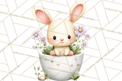 Spring Baby Animal Clipart, Baby Animals PNG, Pastel Nursery Product Image 5