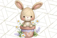 Spring Baby Animal Clipart, Baby Animals PNG, Pastel Nursery Product Image 3