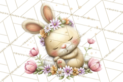 Spring Baby Animal Clipart, Baby Animals PNG, Pastel Nursery Product Image 5
