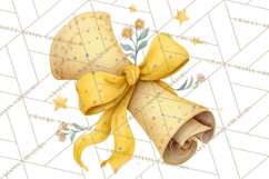 Graduation Diploma Clipart PNG, Whimsical Diploma Scroll Product Image 3