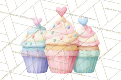 Valentine Safari Animal Clipart PNG, Watercolor Elephant Png Product Image 4
