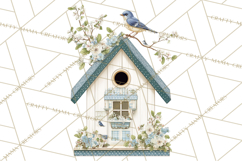 Spring Garden Clipart, Watering Cans, Flower Pots, Gardening Product Image 4