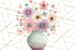 Valentine Safari Animal Clipart PNG, Watercolor Elephant Png Product Image 5