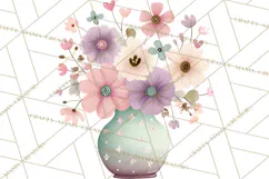 Valentine Safari Animal Clipart PNG, Watercolor Elephant Png Product Image 5