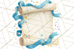 Graduation Diploma Clipart PNG, Whimsical Diploma Scroll Product Image 5