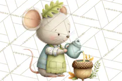Cottagecore Animals PNG, Woodland Critters Clipart Product Image 2