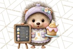 Easter Bakery Critters, Cute Mini World Animals, Pastel Png Product Image 2