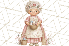 Easter Baking Clipart, Cute Easter Bakers, Pastel Cookies Product Image 2