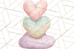 Valentine Safari Animal Clipart PNG, Watercolor Elephant Png Product Image 3