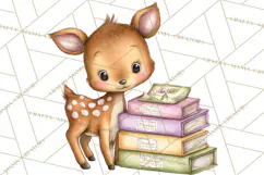 Spring Baby Animal Clipart, Baby Animals PNG, Pastel Nursery Product Image 3
