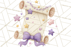 Graduation Diploma Clipart PNG, Whimsical Diploma Scroll Product Image 4