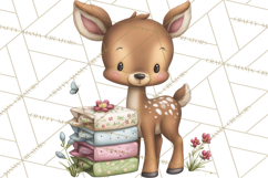 Spring Baby Animal Clipart, Baby Animals PNG, Pastel Nursery Product Image 4