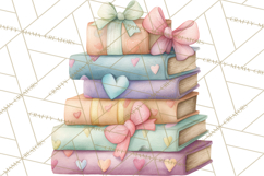 Valentine Safari Animal Clipart PNG, Watercolor Elephant Png Product Image 5