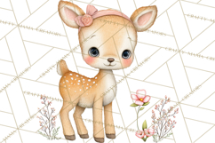 Spring Baby Animal Clipart, Baby Animals PNG, Pastel Nursery Product Image 5