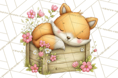 Spring Baby Animal Clipart, Baby Animals PNG, Pastel Nursery Product Image 2