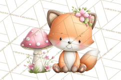 Spring Baby Animal Clipart, Baby Animals PNG, Pastel Nursery Product Image 3