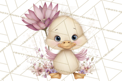 Peeking Large-Eyed Easter Animals PNG Pastel Illustrations Product Image 4