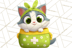Dinosaur Veterinarian Clipart Cute Pet Care PNG Product Image 3