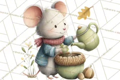 Cottagecore Animals PNG, Woodland Critters Clipart Product Image 3