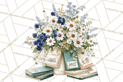 Spring Garden Clipart, Watering Cans, Flower Pots, Gardening Product Image 5