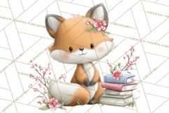 Spring Baby Animal Clipart, Baby Animals PNG, Pastel Nursery Product Image 5